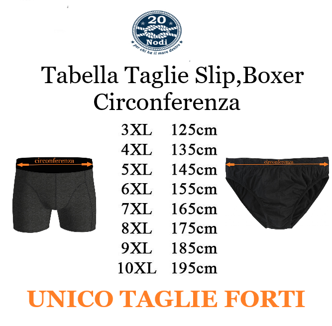 tabella taglie forti