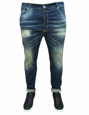 RESET 2.0 jeans slim fit taglie forti uomo onassis