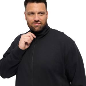 NORTH LATITUDE felpa garzata taglie forti uomo 99334