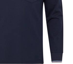 NORTH LATITUDE polo manica lunga taglie forti uomo 53119