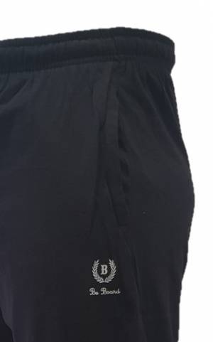 BBOARD pantalone jersy taglie forti uomo polsino nero