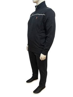 BBOARD tuta cotone felpato taglie forti uomo 9414