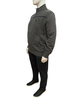 BBOARD tuta cotone felpato taglie forti uomo 9414