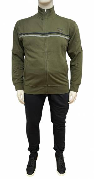 BBOARD tuta cotone felpato taglie forti uomo 9411