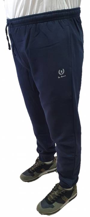 BBOARD pantalone tuta felpato taglie forti uomo polsino