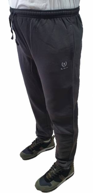 BBOARD pantalone tuta felpato taglie forti uomo polsino