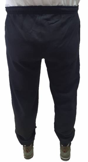 BBOARD pantalone tuta felpato taglie forti uomo polsino