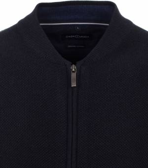 CASAMODA maglia cotone zip taglie forti uomo 423981