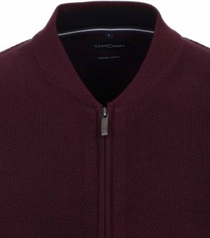 CASAMODA maglia cotone zip taglie forti uomo 423981