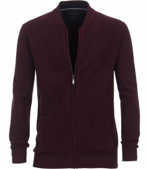 CASAMODA maglia cotone zip taglie forti uomo 423981