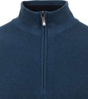 CASAMODA maglia cotone zip taglie forti uomo 423980