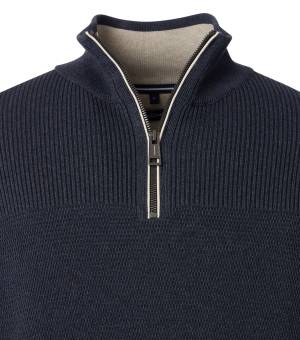 CASAMODA maglia cotone zip taglie forti uomo 454382