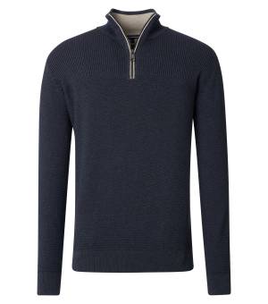 CASAMODA maglia cotone zip taglie forti uomo 454382