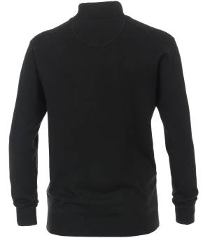 CASAMODA maglia cotone zip taglie forti uomo 423980