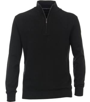 CASAMODA maglia cotone zip taglie forti uomo 423980