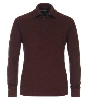 CASAMODA maglia cotone zip taglie forti uomo 413705