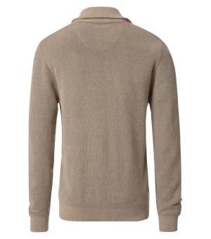 CASAMODA maglia cotone zip taglie forti uomo 413705