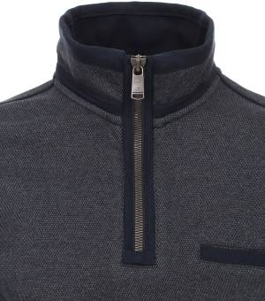 CASAMODA maglia zip taglie forti uomo 413572