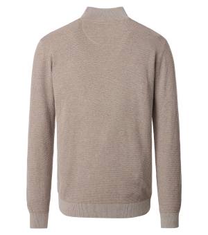 CASAMODA maglia cotone zip taglie forti uomo 454479