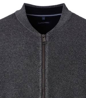 CASAMODA maglia cotone zip taglie forti uomo 454479