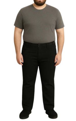 HOLIDAY jeans cotone vita alta taglie forti uomo