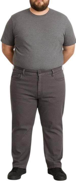 HOLIDAY jeans cotone vita alta taglie forti uomo