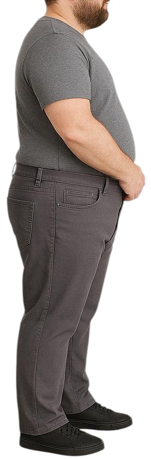 HOLIDAY jeans cotone vita alta taglie forti uomo