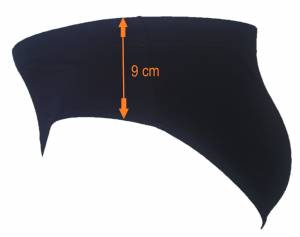 20NODI intimo slip taglie forti uomo 974 nero