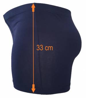 20NODI intimo boxer taglie forti uomo 978 blu