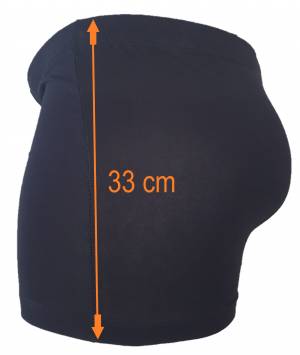 20NODI intimo boxer taglie forti uomo 978 nero