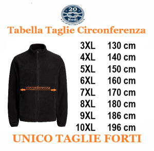 20NODI pigiama cardigan taglie forti uomo tramontana