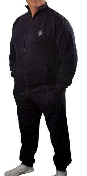 20NODI  tuta felpata taglie forti uomo mistral