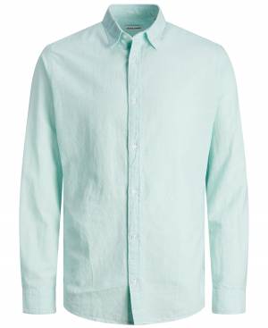 JACK&JONES camicia lino taglie forti uomo 12253720