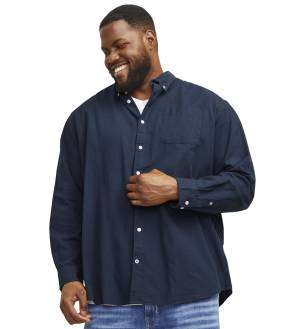 JACK&JONES camicia oxford taglie forti uomo 12190444