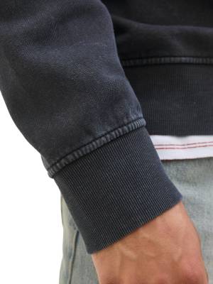 JACK&JONES felpa cotone felpato taglie forti uomo 12284626