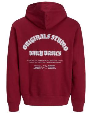 JACK&JONES felpa cotone felpato taglie forti uomo 12288198