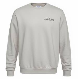 JACK&JONES felpa cotone felpato taglie forti uomo 12285534