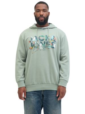 JACK&JONES felpa cotone felpato taglie forti uomo 12279604