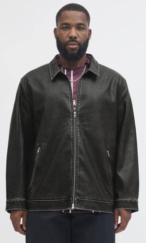 JACK&JONES giubbino ecopelle taglie forti uomo 12279884