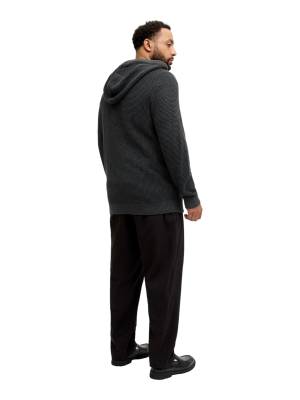 JACK&JONES maglia cappuccio taglie forti uomo 12285626