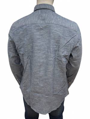 JACK&JONES camicia lino taglie forti uomo 12278450