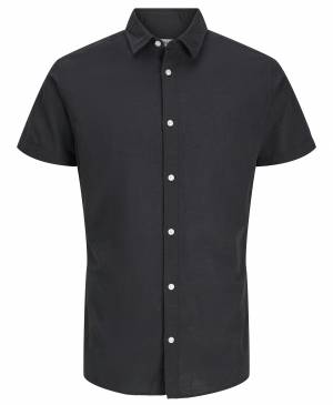 JACK&JONES camicia lino manica corta taglie forti uomo 12269090