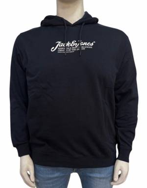 JACK&JONES felpa garzata taglie forti uomo 12275929