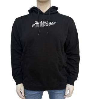 JACK&JONES felpa garzata taglie forti uomo 12275929
