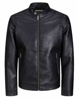 JACK&JONES giubbino ecopelle taglie forti uomo 12230055