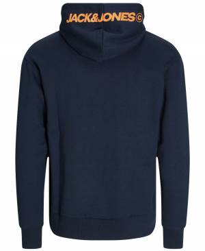 JACK&JONES felpa cotone felpato taglie forti uomo 12259848