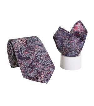 LINO CLEMENTE cravatta e pochette taglie forti uomo 75