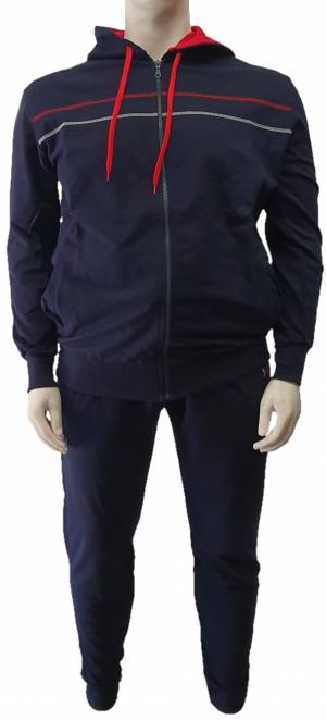 MAXFORT tuta leggera taglie forti uomo vesuvio blu