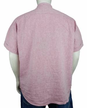 MAXFORT EASY camicia coreana manica corta taglie forti uomo lino 1263