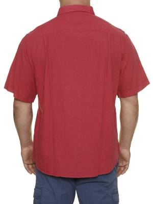 MAXFORT EASY camicia manica corta taglie forti uomo lino 1262
